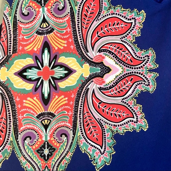 Nicole Miller Atelier Blue Bali Dress - Picture 8 of 10